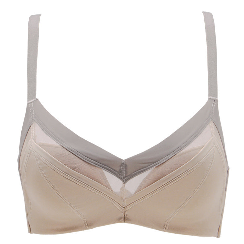 Sous-vêtements minimalistes français pour femmes à petite poitrine sans anneau en acier