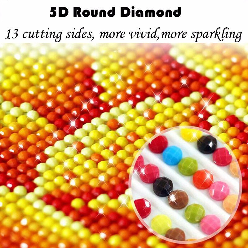 Peinture diamant 5D à faire soi-même, motif tête de mort, femme, point de croix, horreur, Halloween, broderie complète, décoration d'intérieur