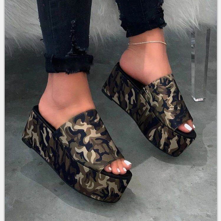Sandales d'été tendance pour femmes, chaussures compensées, escarpins, talons hauts, tongs, plateformes, nouveauté