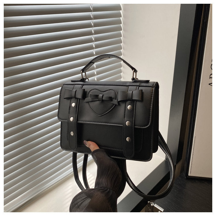 Sac à bandoulière tendance grande capacité, petit sac carré pour femme