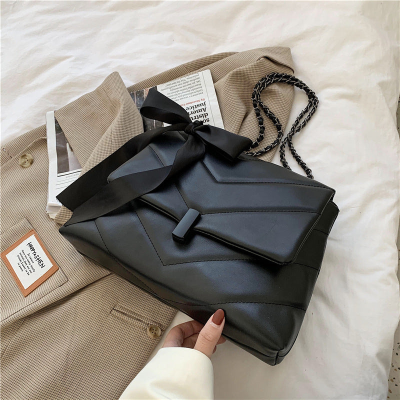 Sac messager à bandoulière simple de grande capacité pour femmes