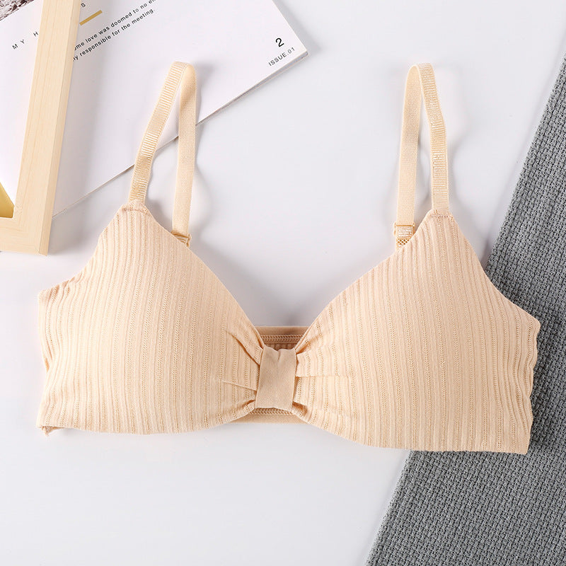 Soutien-gorge triangle avec coussinet de poitrine, haut tube, sous-vêtement polyvalent pour femme