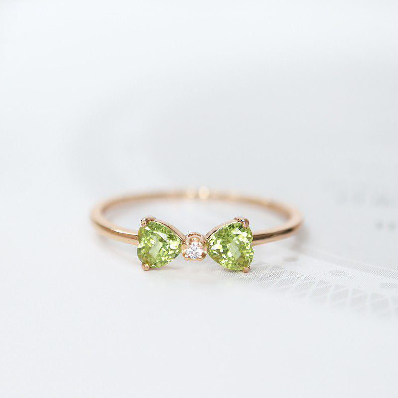 Bow Cute Simple Ring Women