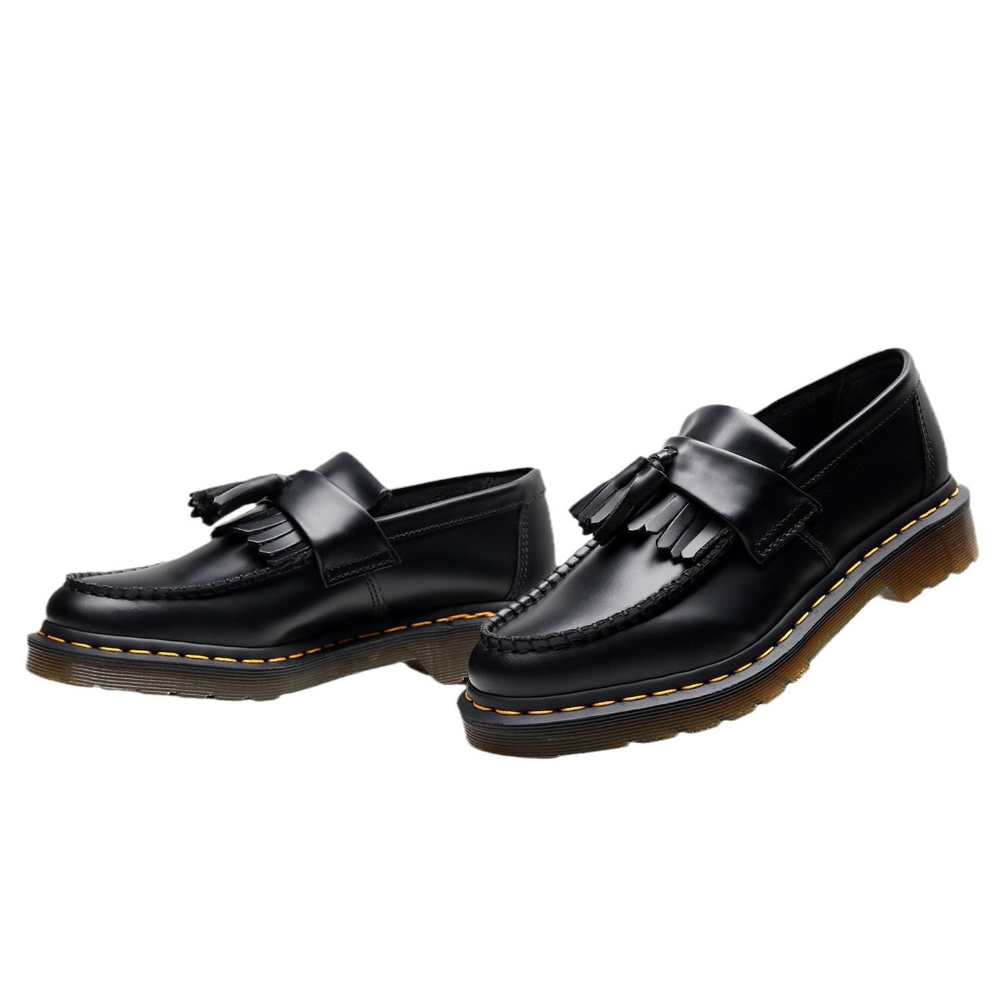 Chaussures d'affaires en cuir grande taille, mocassins britanniques à pampilles