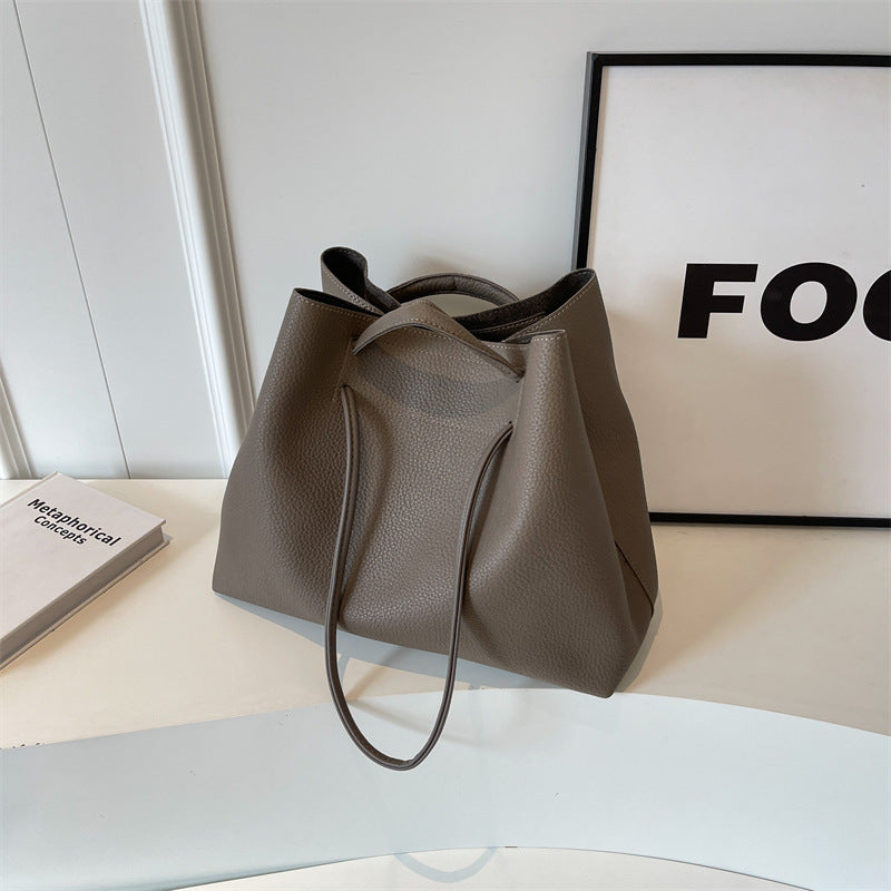 Sac à bandoulière portable de grande capacité pour femme