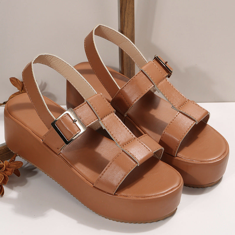 Sandales de plage à plateforme tendance pour femmes