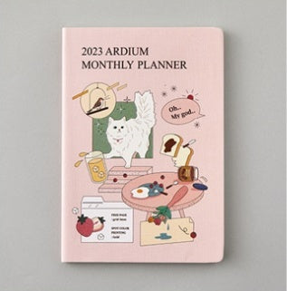 Date Type Monthly Planner Calendar