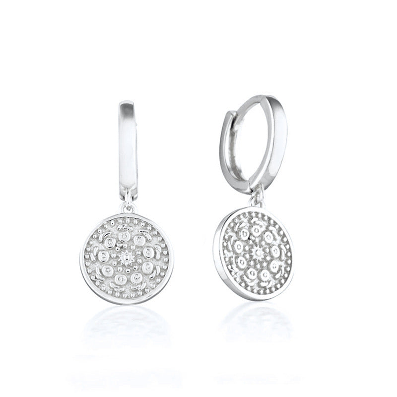 Earrings Retro Pattern Fashion Women