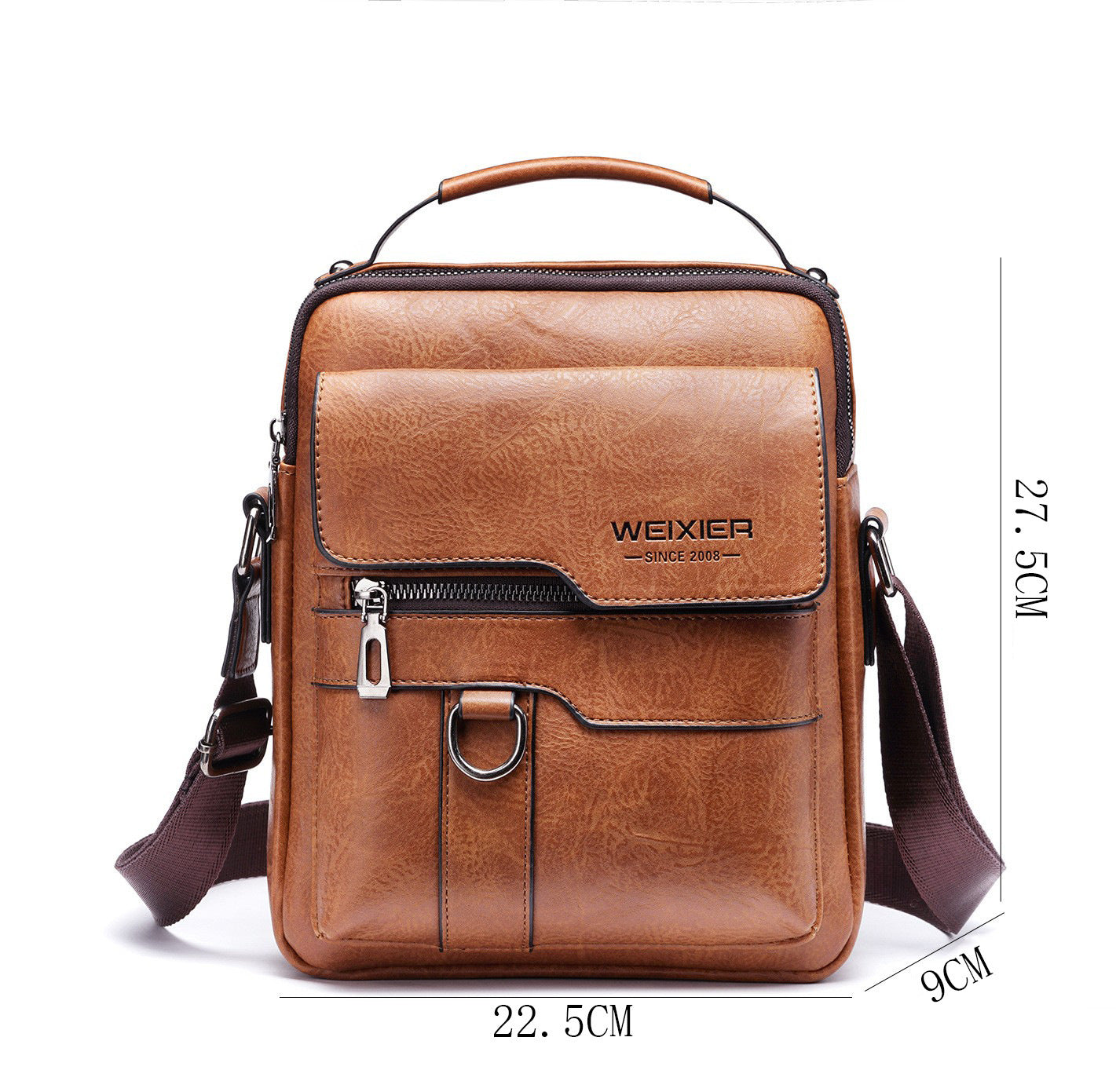 Sac messager à bandoulière pour homme, style rétro, sac à dos d'affaires