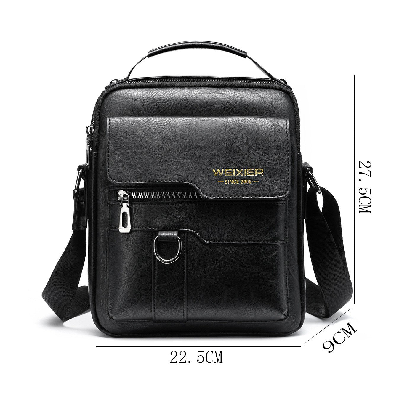 Sac messager à bandoulière pour homme, style rétro, sac à dos d'affaires