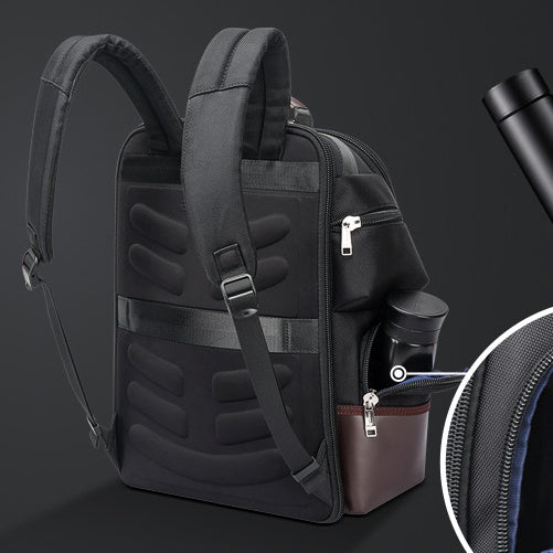 Sac d'école multi-poches, grande capacité, multifonctionnel, en tissu Oxford, pour ordinateur portable