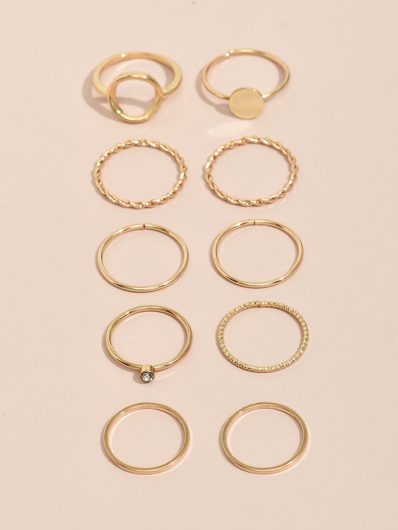 Geometry Suit Ring Women