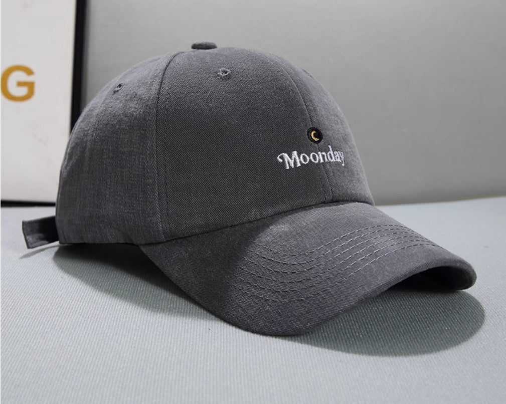Face Displayed Small Letters Sun Visor Baseball Cap