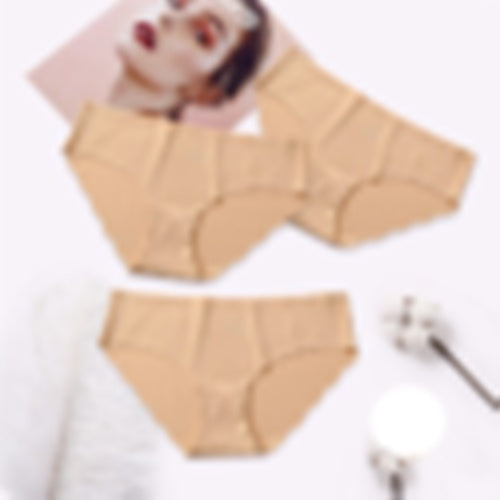 Sous-vêtements ultra-fins pour femmes, culottes sans couture, slips taille basse