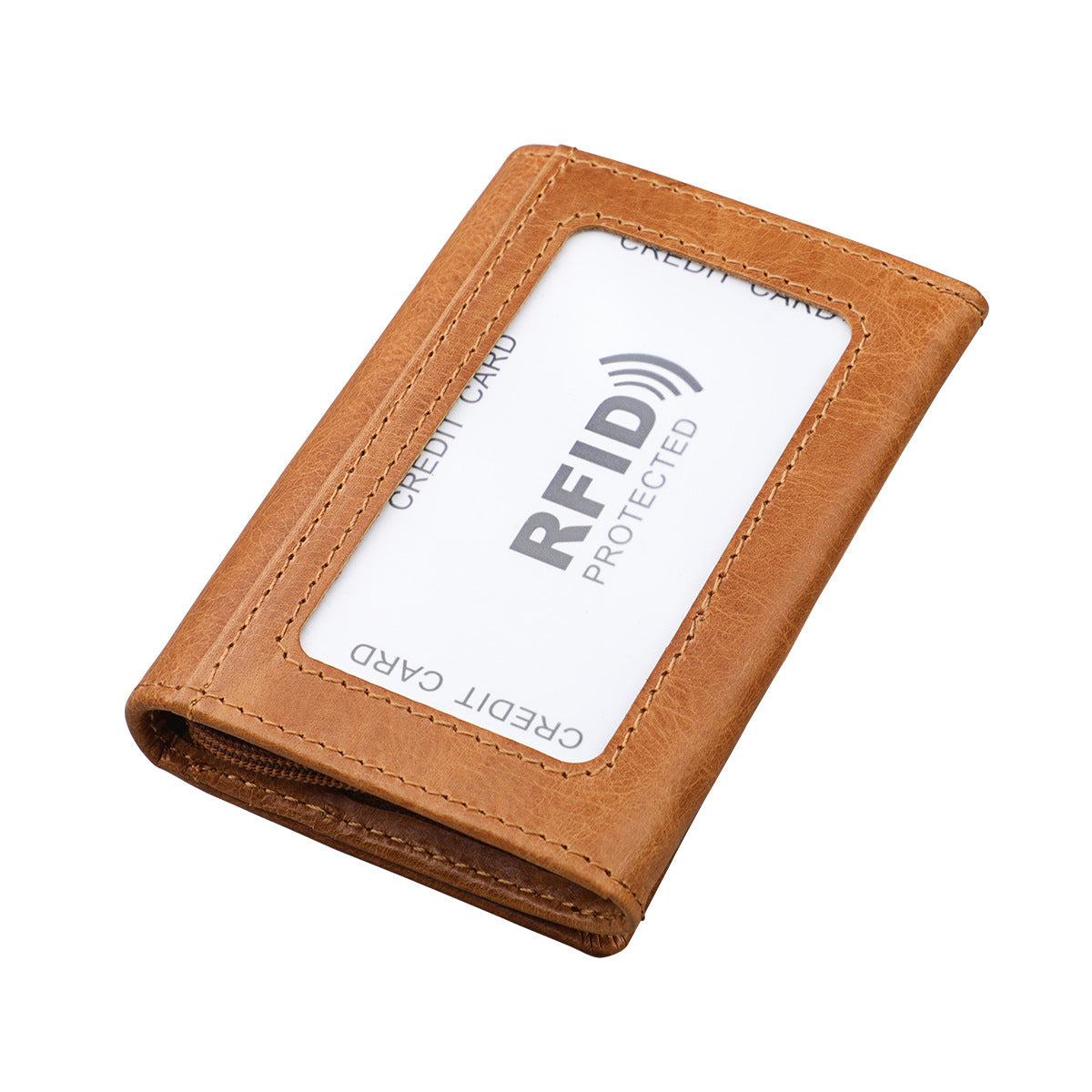 Porte-monnaie en cuir véritable pour homme