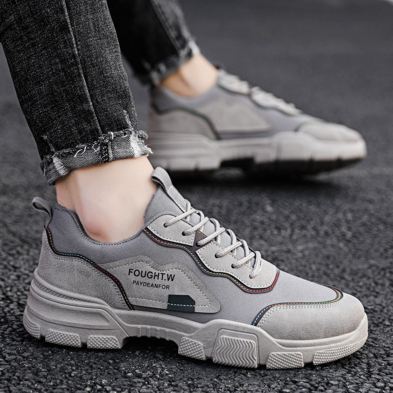 Autumn Style Men's Shoes Casual All-match Tooling Safety Shoes