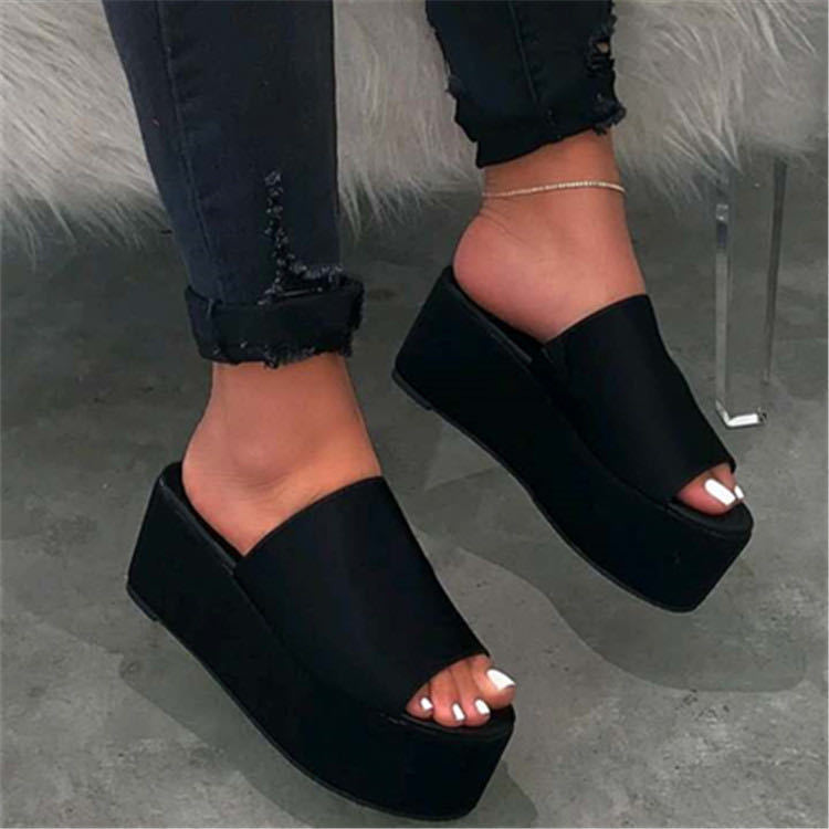Sandales d'été tendance pour femmes, chaussures compensées, escarpins, talons hauts, tongs, plateformes, nouveauté