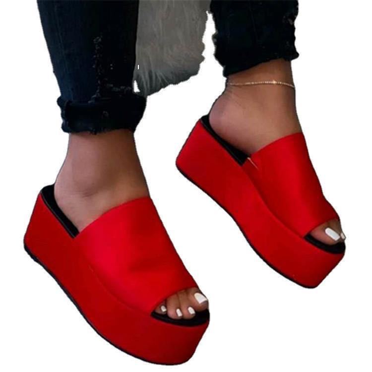 Sandales d'été tendance pour femmes, chaussures compensées, escarpins, talons hauts, tongs, plateformes, nouveauté