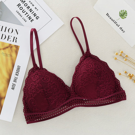 Sous-vêtements sexy froncés à bretelles croisées pour femmes