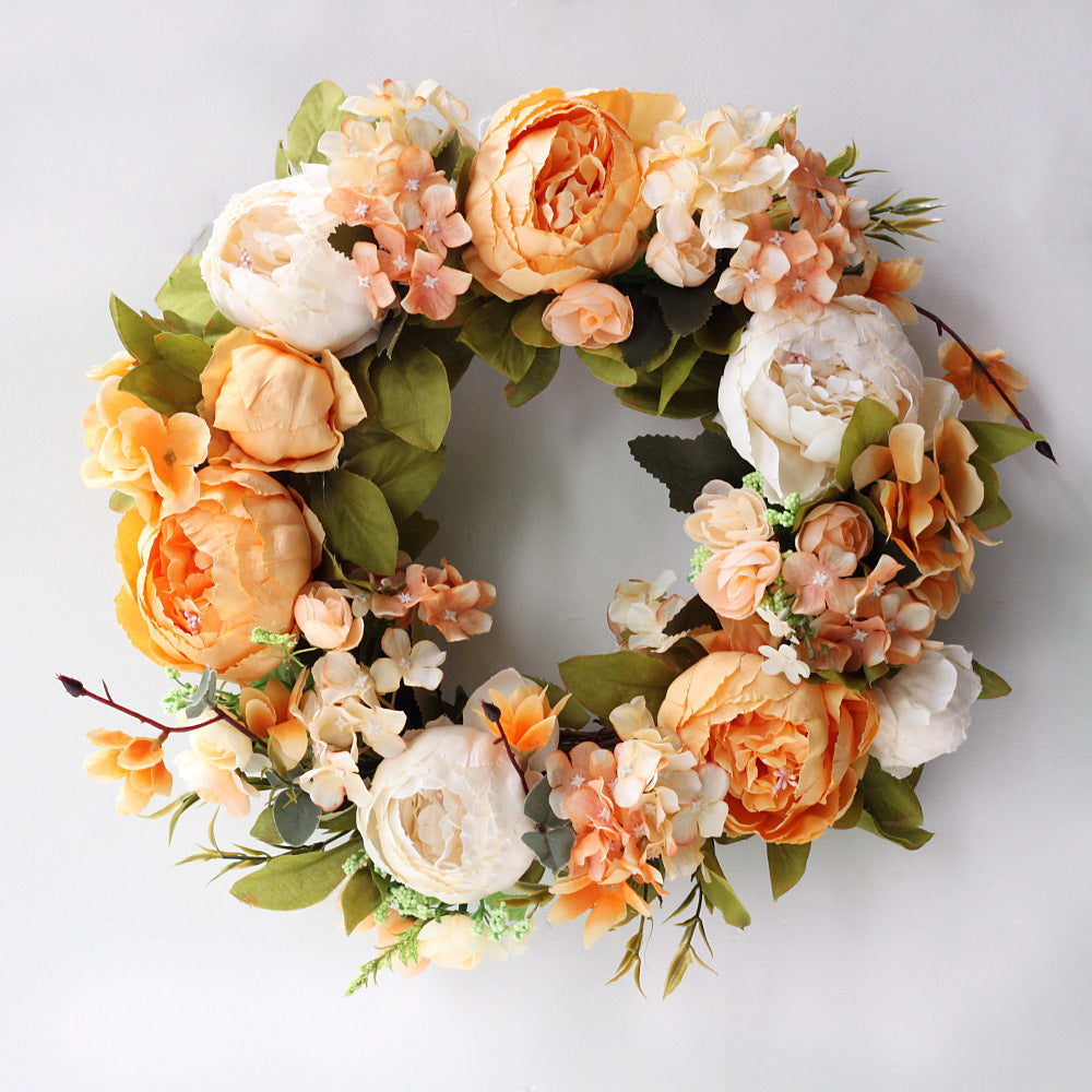 Simulation Garland Wedding Scene Decoration American Wedding Room