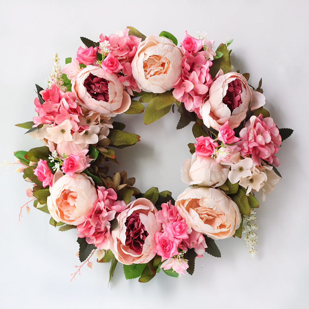 Simulation Garland Wedding Scene Decoration American Wedding Room