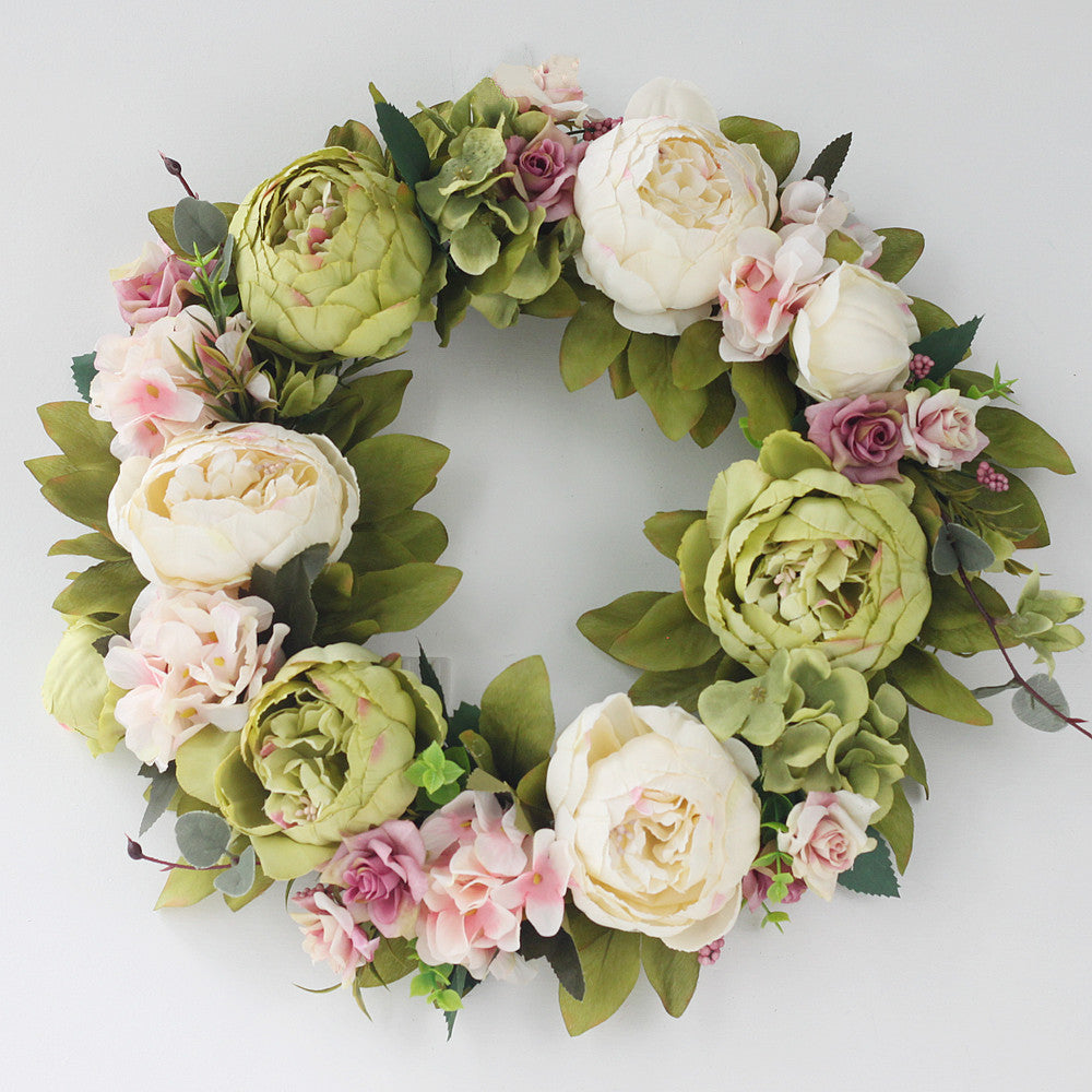 Simulation Garland Wedding Scene Decoration American Wedding Room