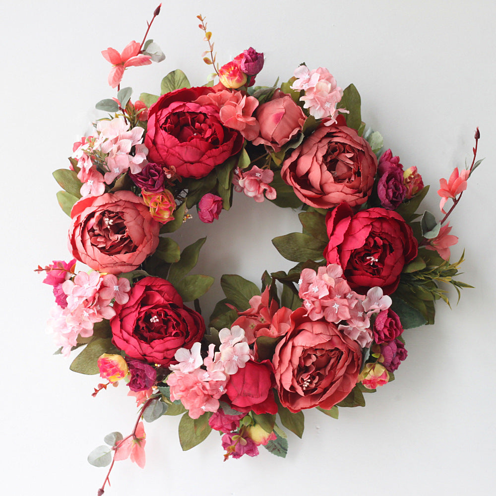 Simulation Garland Wedding Scene Decoration American Wedding Room