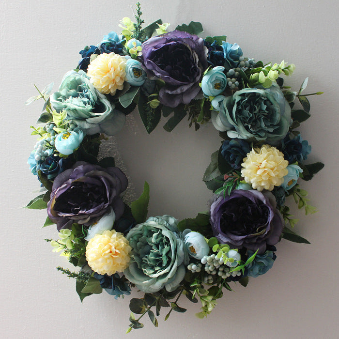 Simulation Garland Wedding Scene Decoration American Wedding Room