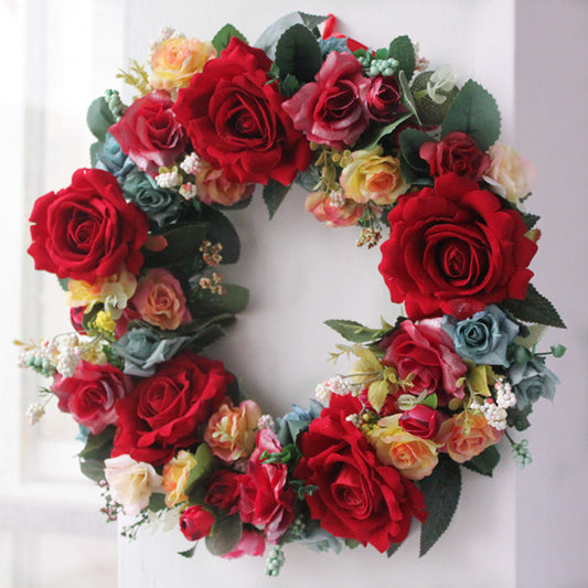 Simulation Garland Wedding Scene Decoration American Wedding Room