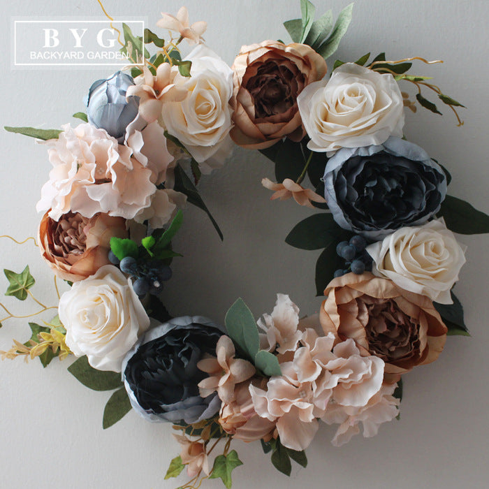 Simulation Garland Wedding Scene Decoration American Wedding Room