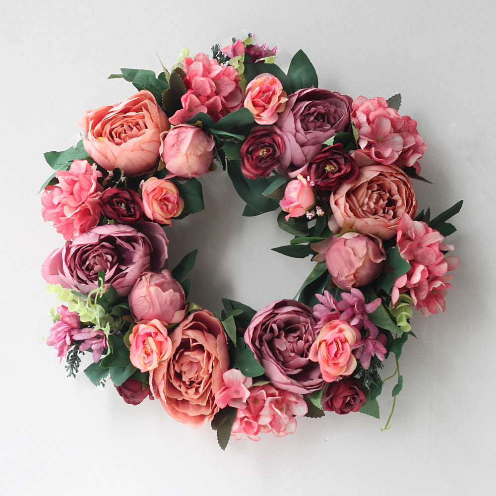 Simulation Garland Wedding Scene Decoration American Wedding Room