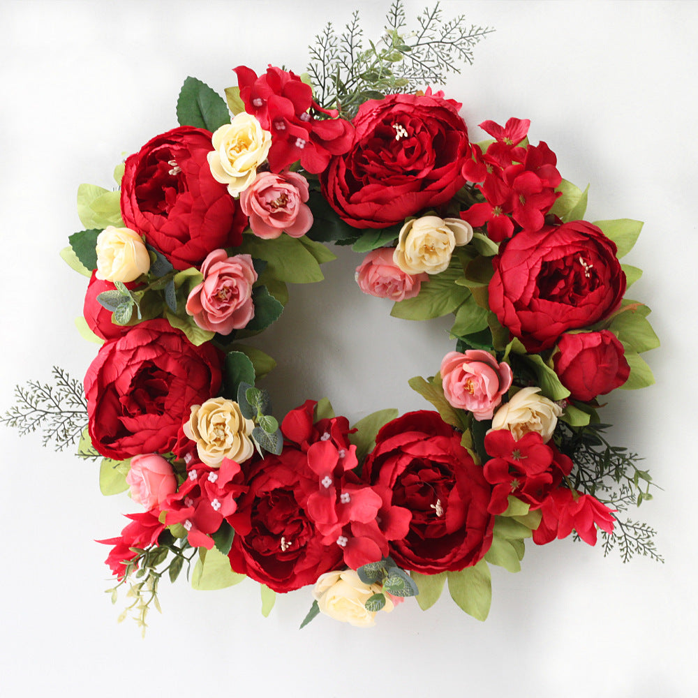 Simulation Garland Wedding Scene Decoration American Wedding Room