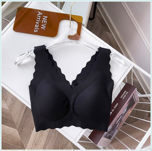 Sous-vêtements pour femmes, sans anneau en acier, sans taille, gilet, soutien-gorge sans couture