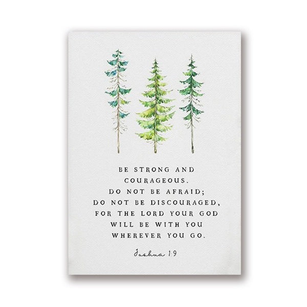 Home Creative Simple Bible Canvas Painting