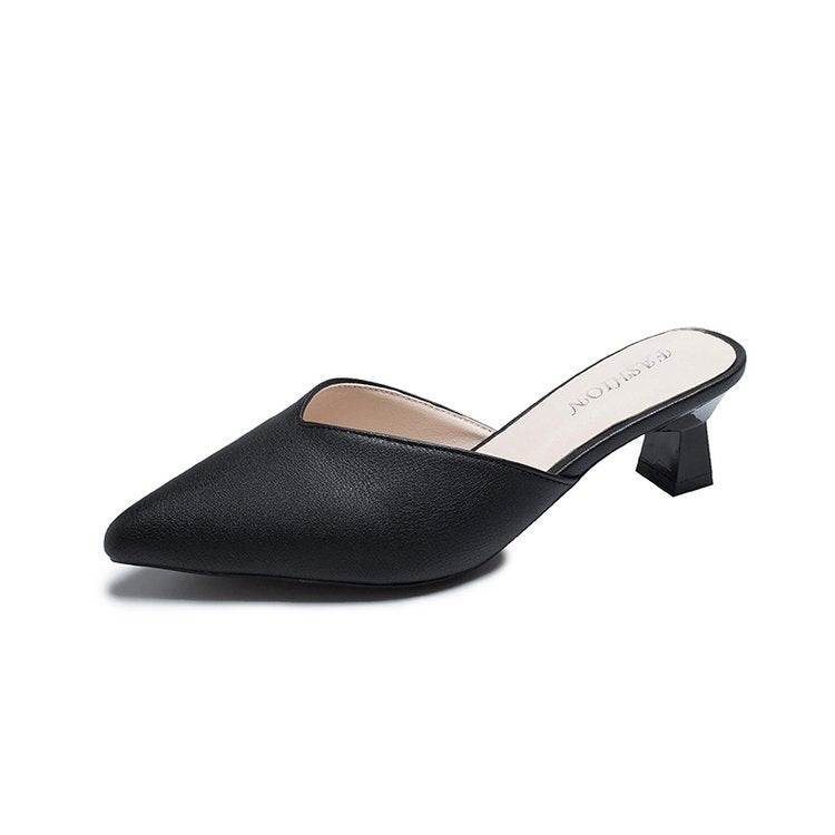 Sandales à enfiler pour femmes, chaussures blanches pour femmes
