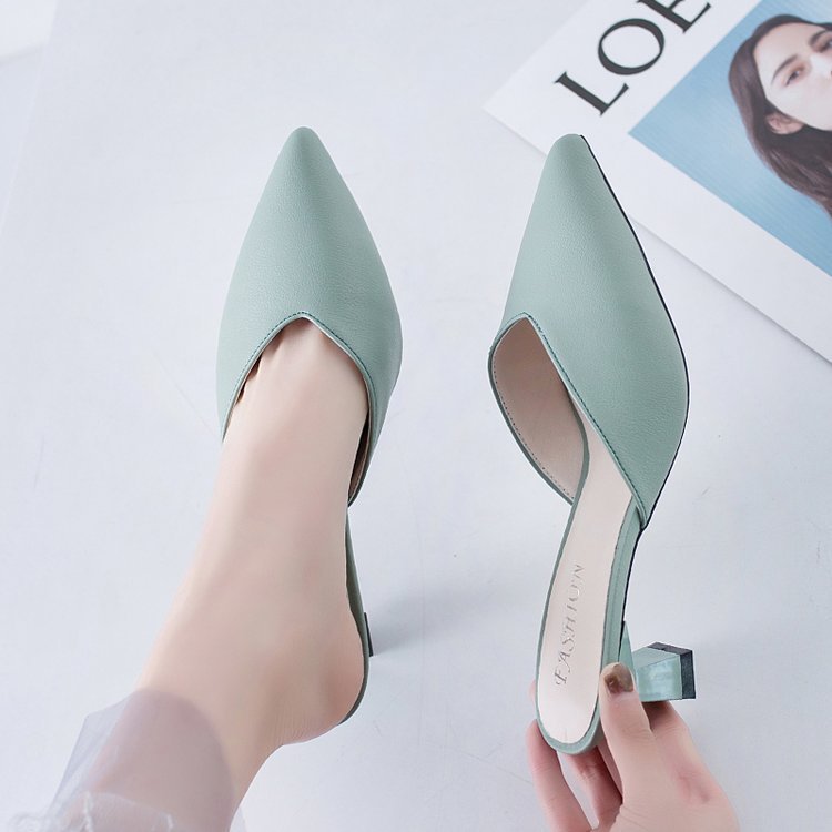 Sandales à enfiler pour femmes, chaussures blanches pour femmes