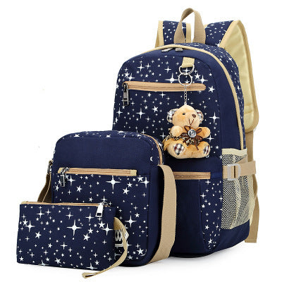 Sacs d'école pour filles et femmes, sacs à dos, sacs d'école Star