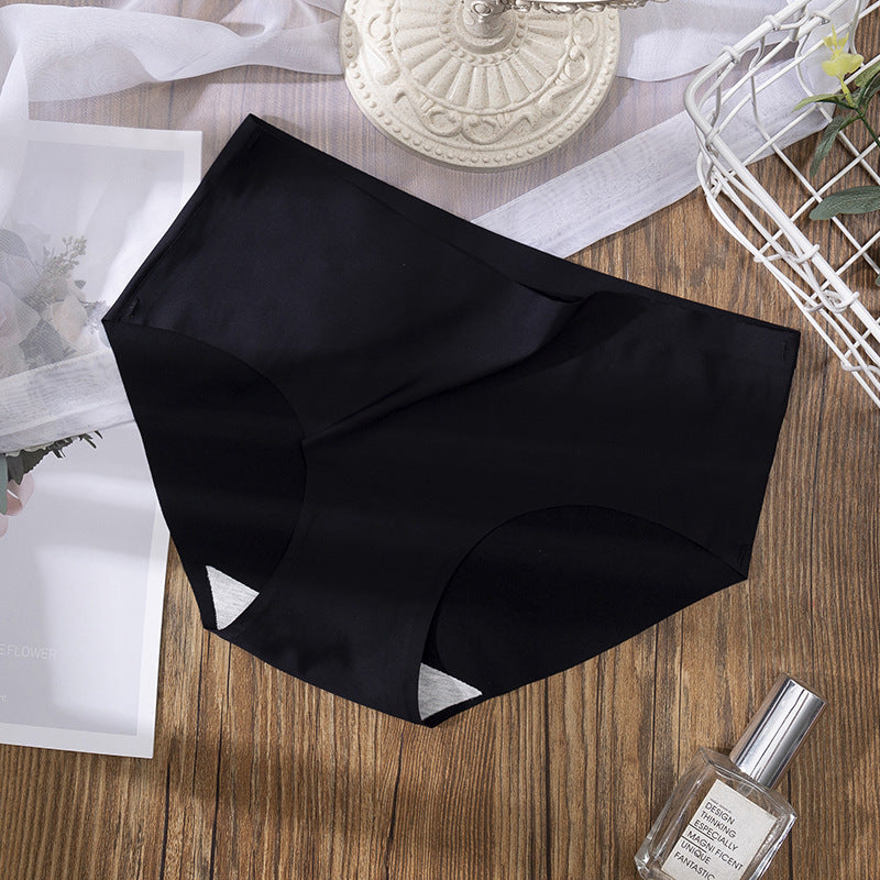 Ice Silk Low Waist Sexy Seamless Underwear For Women