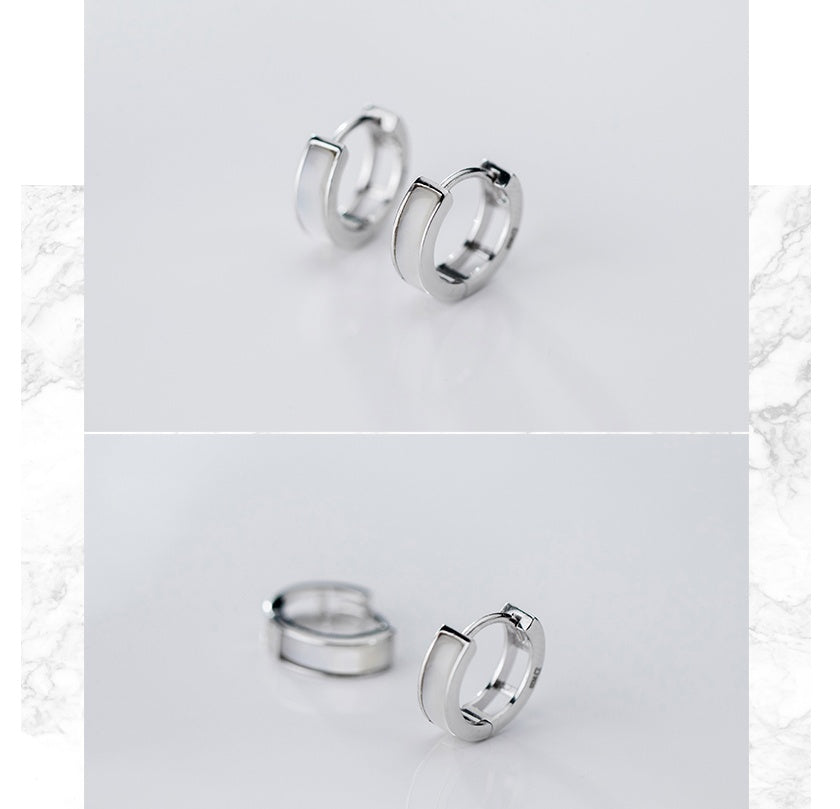 S925 silver earrings women