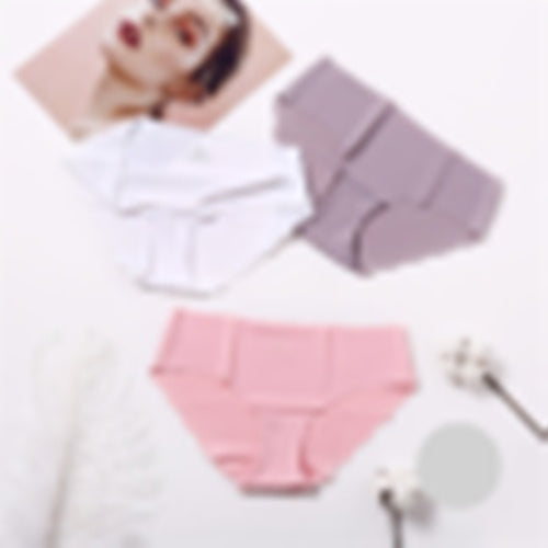 Sous-vêtements ultra-fins pour femmes, culottes sans couture, slips taille basse