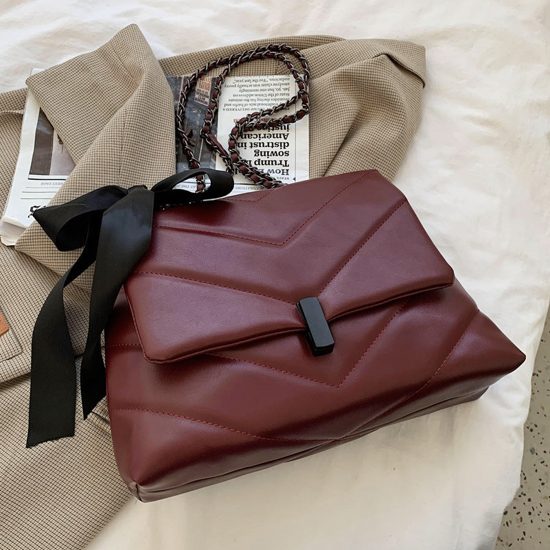 Sac messager à bandoulière simple de grande capacité pour femmes