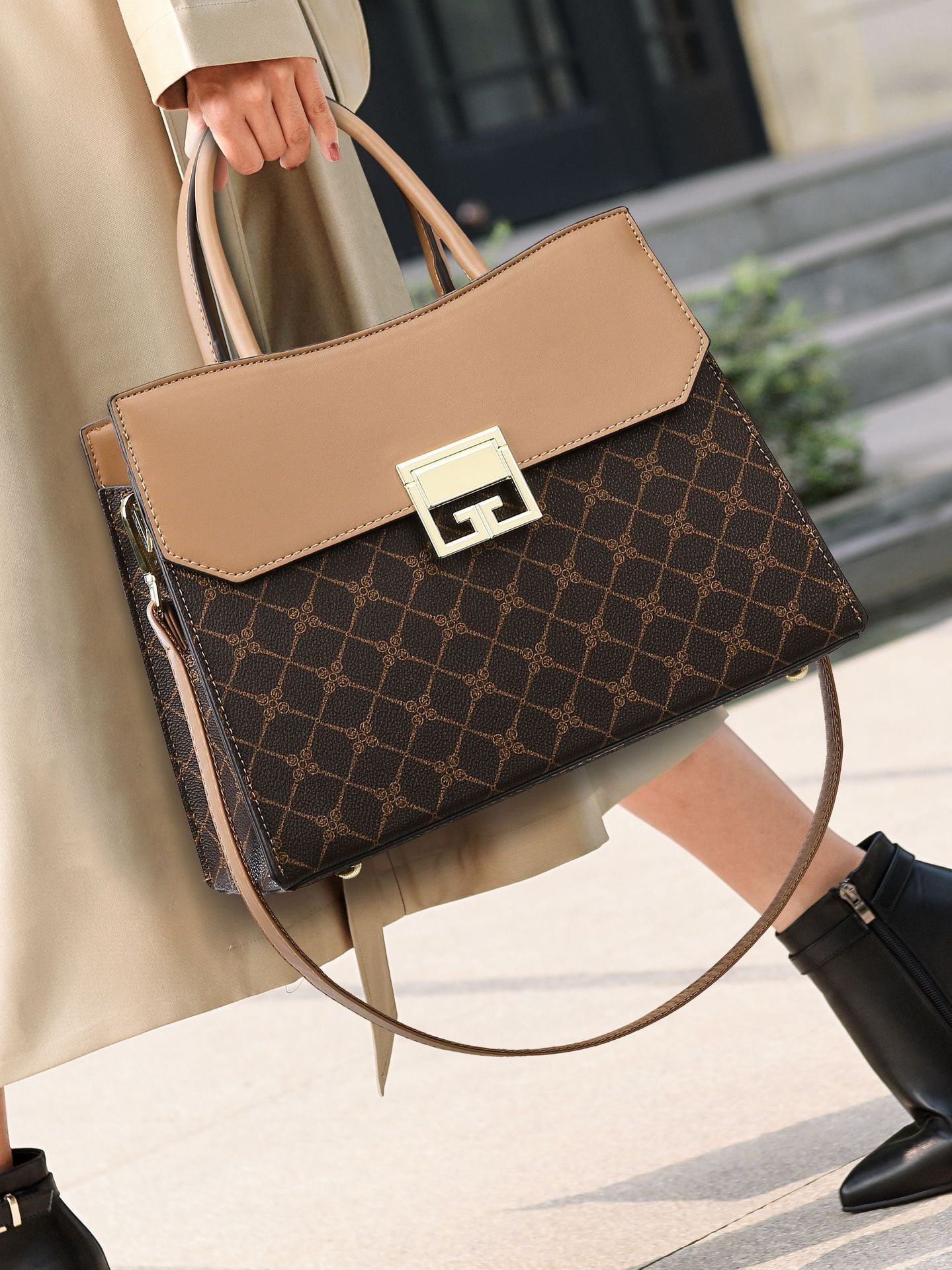 Sac à main rétro tendance pour femme