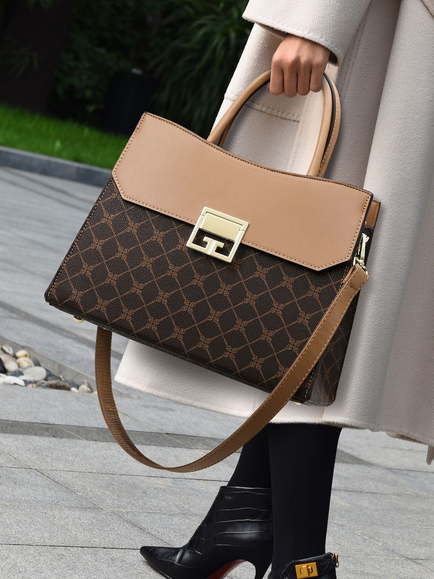 Sac à main rétro tendance pour femme