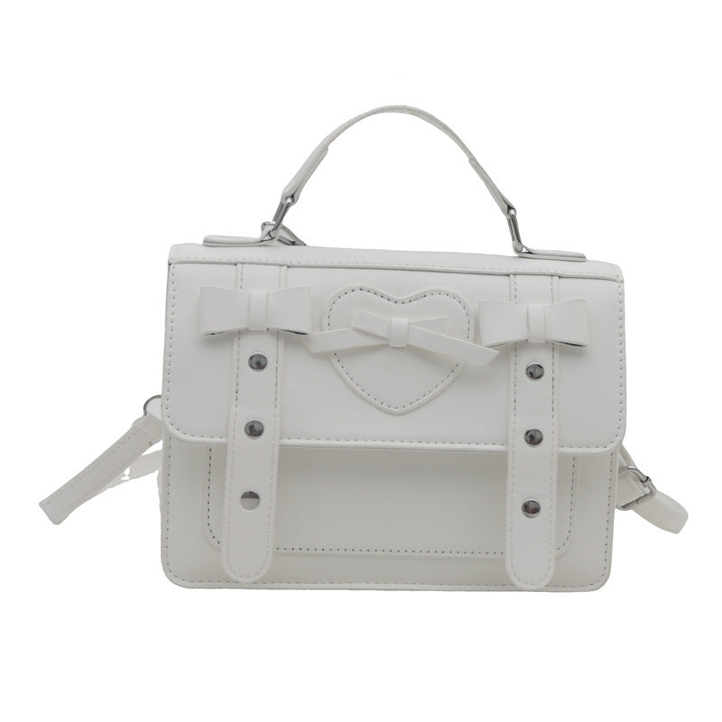Sac à bandoulière tendance grande capacité, petit sac carré pour femme