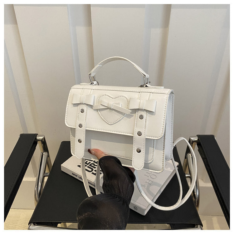 Sac à bandoulière tendance grande capacité, petit sac carré pour femme