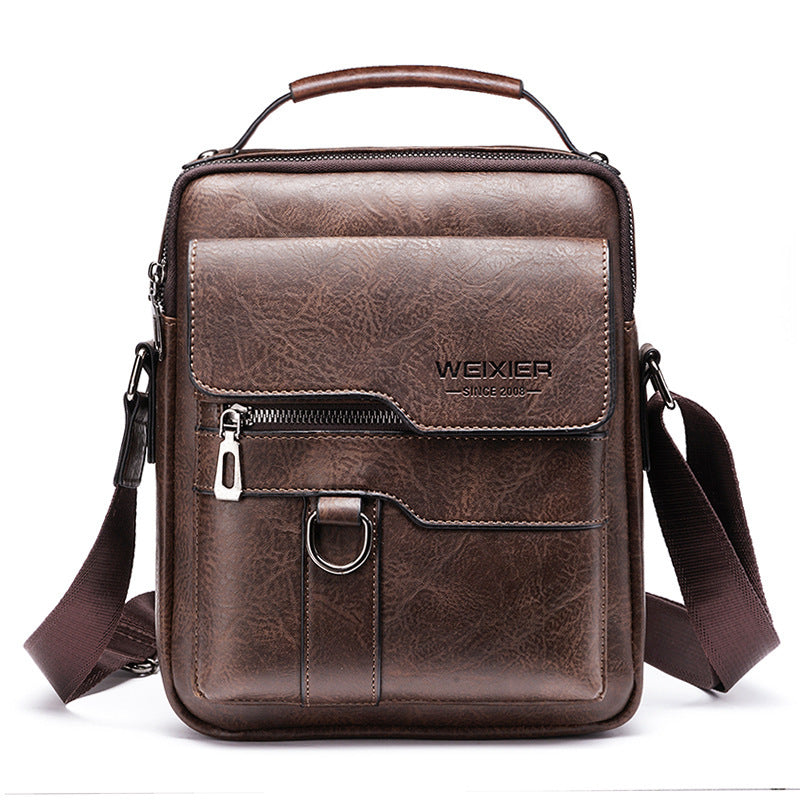 Sac messager à bandoulière pour homme, style rétro, sac à dos d'affaires
