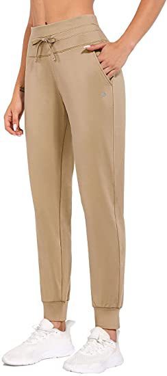 Womens Wool Pants Waterproof Sports Pants High Waist Warmth