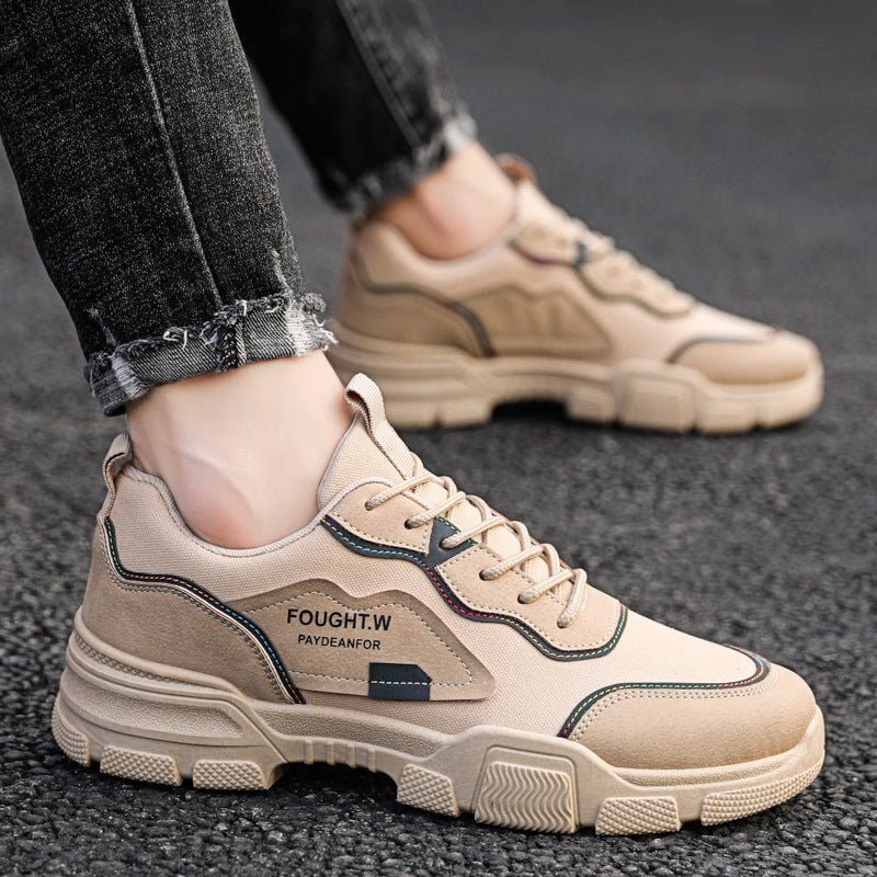 Autumn Style Men's Shoes Casual All-match Tooling Safety Shoes