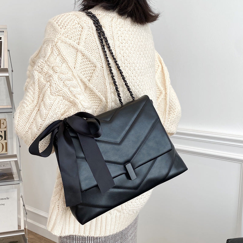 Sac messager à bandoulière simple de grande capacité pour femmes