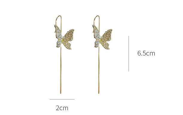 Net Celebrity Earrings Personality Design Sense Fashion Earrings Women
